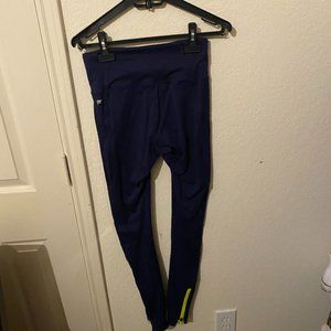 navy blue fabletics leggings